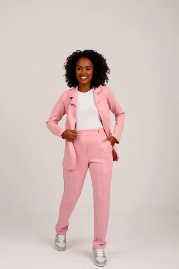 Blazer de luxo  Lady Griffe Rosa Bebê - Imagem 2